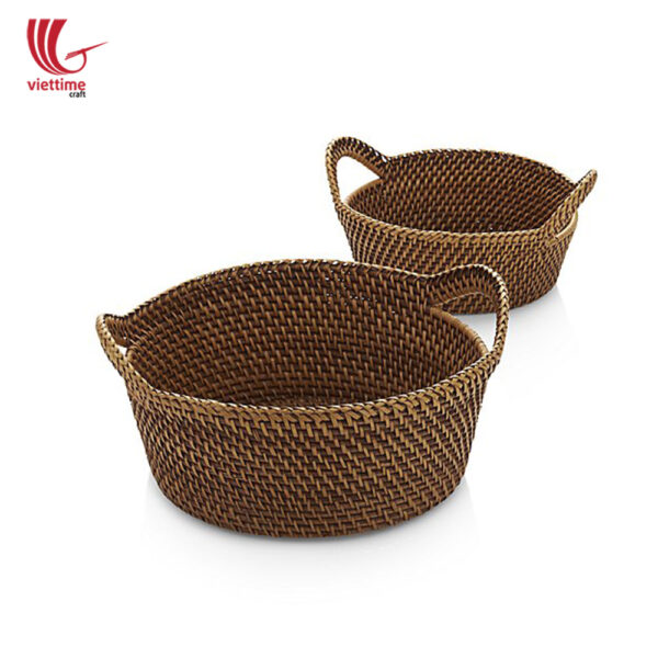 Rattan Cake And Bread Basket For Meal