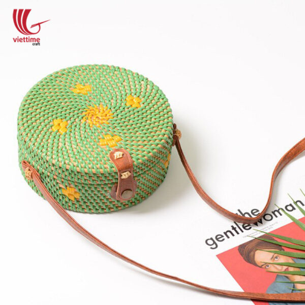 Collection Of Rattan Bag With Plastics String