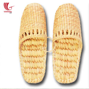 Slippers Woven From Water Hyacinth