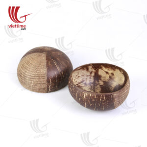 Half Carved Natural Coconut Bowls Wholesale