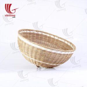 Brown Rattan Fruit Cover Basket Wholesale