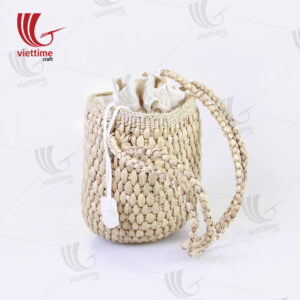 Wholesale Brown Water Hyacinth Handbag With Handles