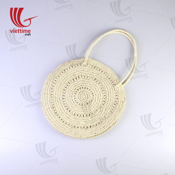 White Paper Round Bag For Women Wholesale