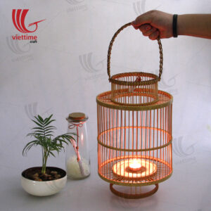 Woven Bamboo Lantern In Garden Wholesale
