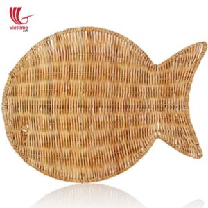 Beautiful Fish Style Rattan Placemats
