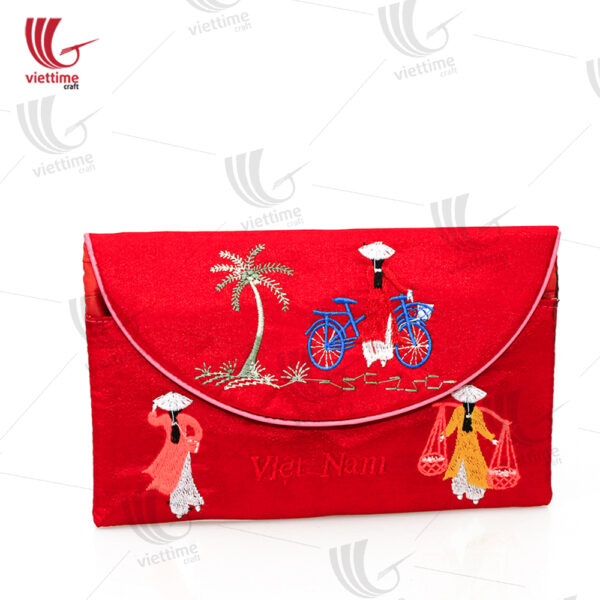 Vietnamese Gift Brocade Women Clutch Bag