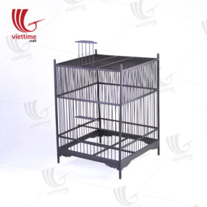Large Black Bamboo Vietnamese Bird Cage