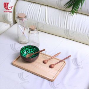 Rectangle Wooden Tray For Serving Food