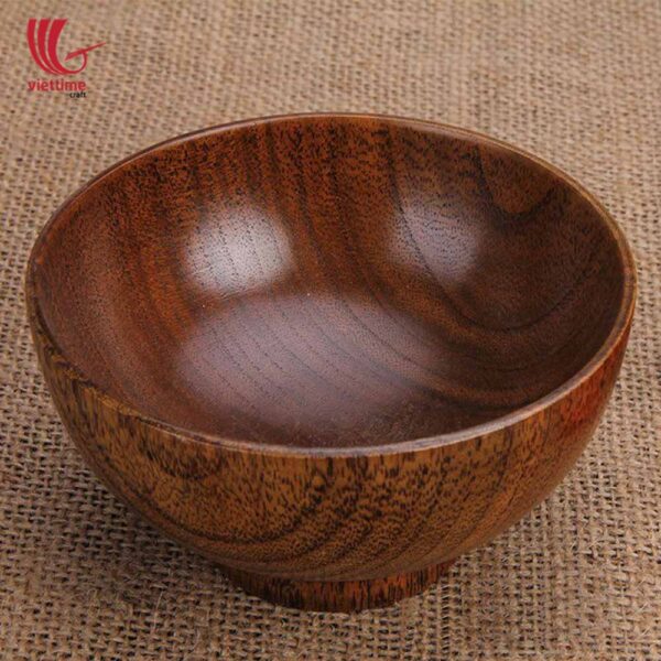 Wooden Bowl With Leg For Safe Meal