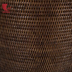 Rattan Laundry Hamper Round With Lid