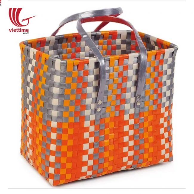 plastic basket handbag