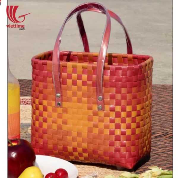 Unique Plastic Shopping Basket Bag
