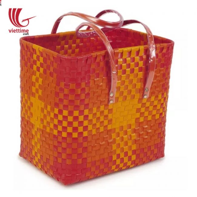 plastic basket handbag