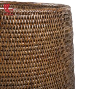 Rattan Laundry Basket Storage Of Dirty Clothes