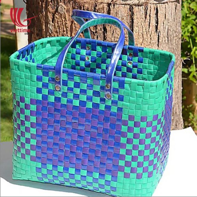 plastic basket handbag