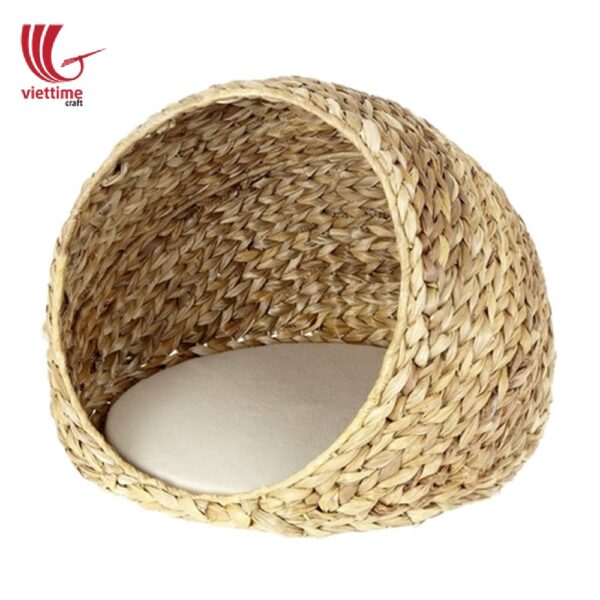 Comfortable Water Hyacinth Woven Cat House