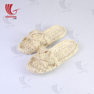 Handwoven Natural Water Hyacinth Flipflop