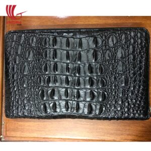Authentic Embossed Crocodile Leather Wallet