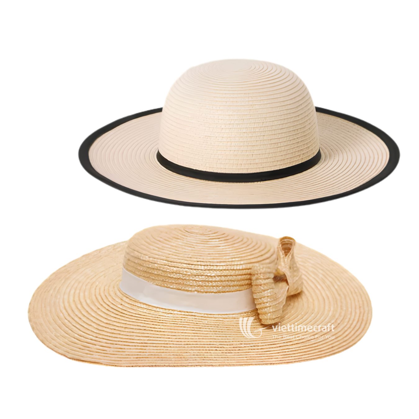 Hot-Selling Wide Brim Summer Straw Hat I Viettimecraft