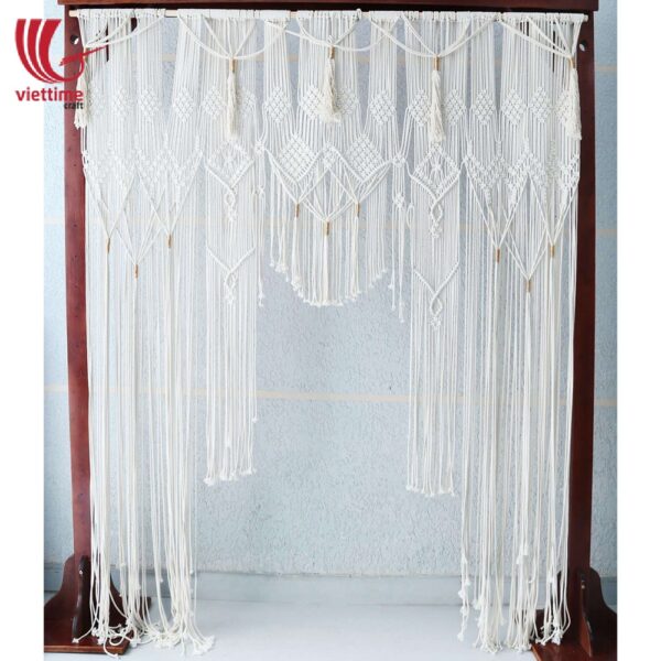 Luxury Wedding Backdrop Macrame Door Curtain