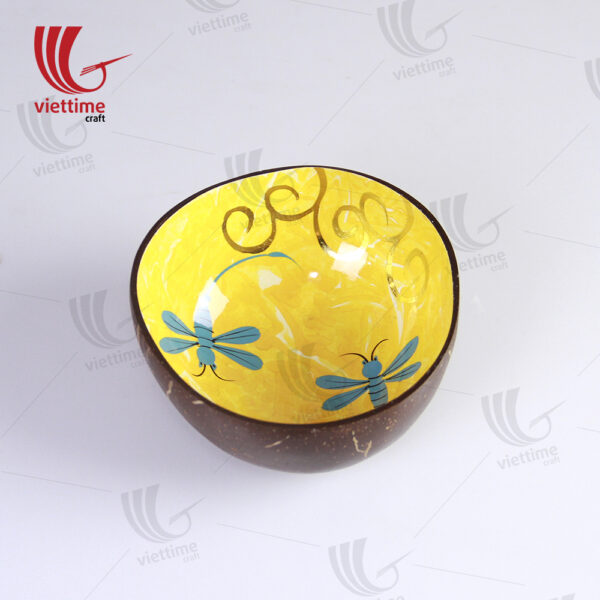 Insect Shape Lacquered Coconut Bowls
