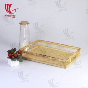 Latest Arrived Rectangle Shaped Bamboo Tray