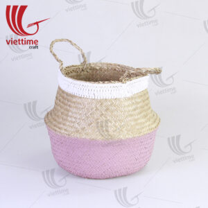 Seagrass belly basket