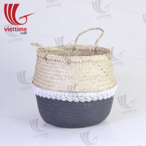 seagrass belly basket