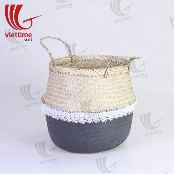 seagrass belly basket