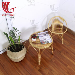Rattan Coffee Table And Chairs