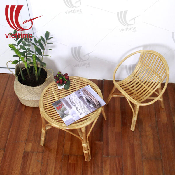 Rattan Coffee Table And Chairs
