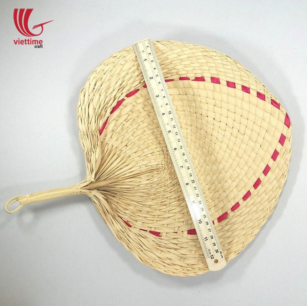 Vietnamese Hand Woven Palm/Coconut Leaf Hand Fan 