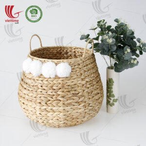 Water Hyacinth Laundry Basket