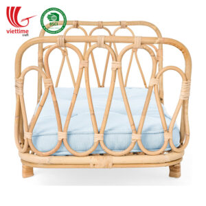 Rattan Doll Bed