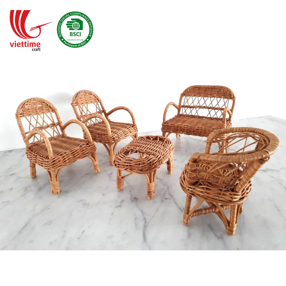 doll sized wicker chairs