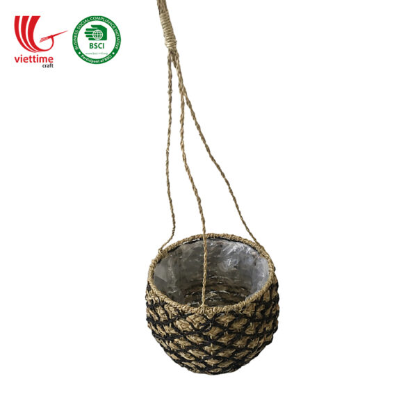 Seagrass Hanging Planter