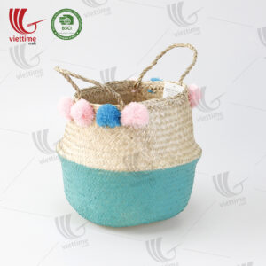 Blue Seagrass Belly Basket Wholesale