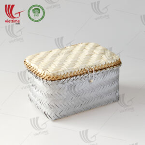 Handmade Woven Bamboo Storage Box Set 2