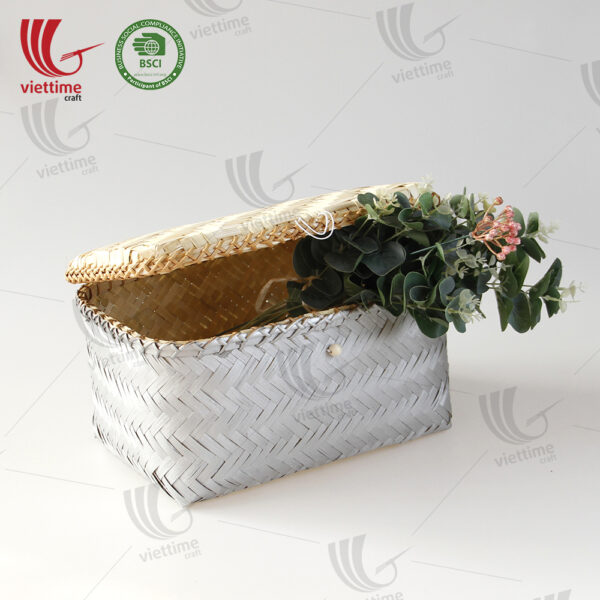Handmade Woven Bamboo Storage Box Set 2