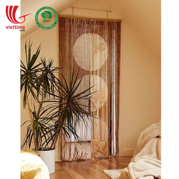 Art Bamboo Door Curtains Decor