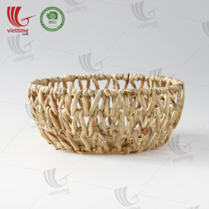 Round Shaped Water Hyacinth Basket SET 3