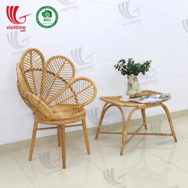 Flower Shaped Rattan Chair Wholesale