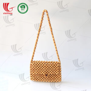 Natural Wooden Bead Bag Wholesale
