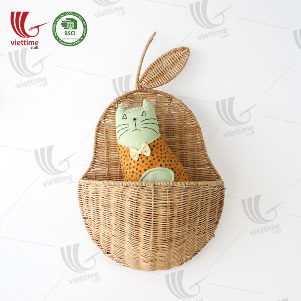 Pear Rattan Hanging Basket Wholesale