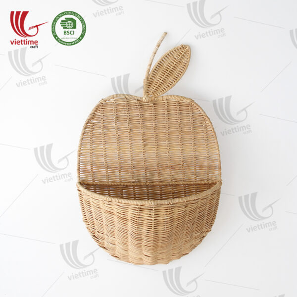 Apple Rattan Hanging Basket Wholesale