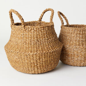Seagrass Belly Basket sku C00360 Wholesale | Viettime Craft JSC