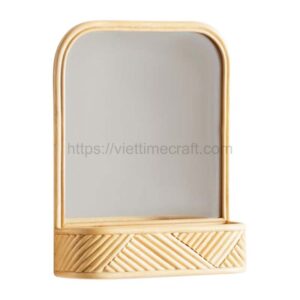 Rattan Mirror Shelf – M00332