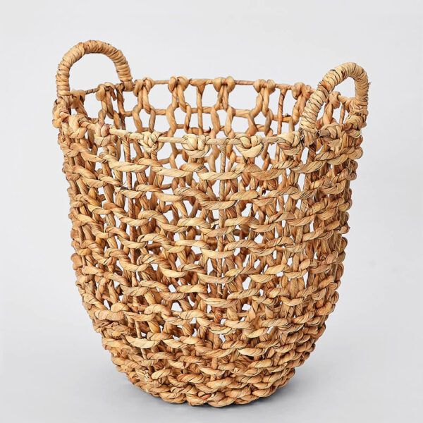 Water Hyacinth Laundry Basket sku B00229