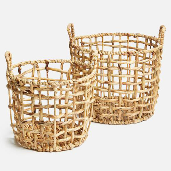 Water Hyacinth Laundry Basket sku B00230
