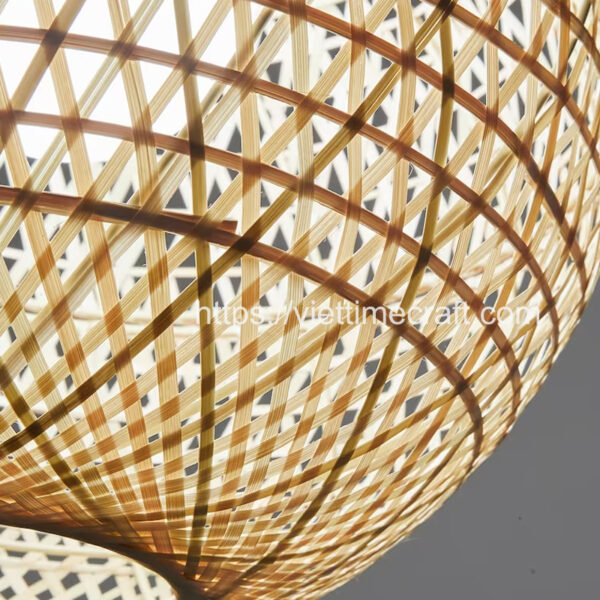 Bamboo Lampshade sku TD00234 From Viettime Craft